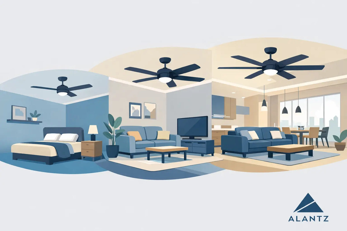 Ceiling Fan Size Guide for Rooms of Every Size