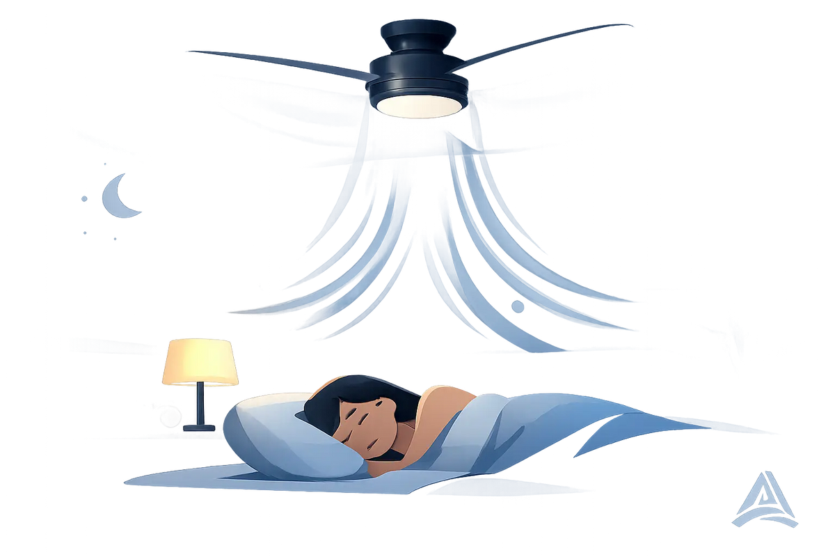 Quiet Ceiling Fan Technology for Better Sleep