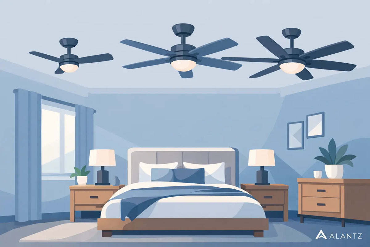 What Size Ceiling Fan for a Bedroom Works Best