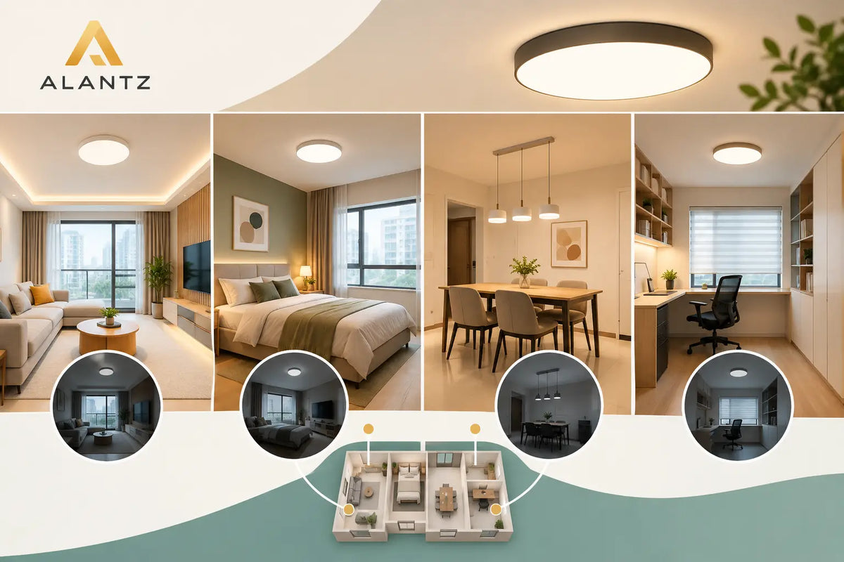 HDB Flat Lighting Makeover Example for 4 Rooms
