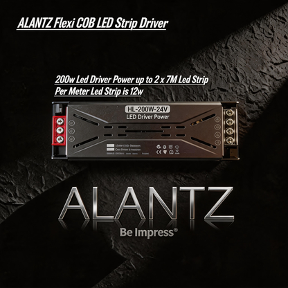 ALANTZ Flexi COB LED Strip for Cove Lighting - 3000K/4000K/6000K - Ultra Flexible & Energy Efficient - 10 Meter Per Reel - 1 Year Warranty