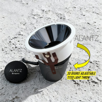 ALANTZ AL66 -12W SMART COB TRI COLOR LED DOWNLIGHT BRIDGELUX LED CHIPSET, Works with Smart-life App Google N Alexa