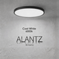 ALANTZ Ultra Slim LED Ceiling Light with 3CCT Selectable 3000K/4000K/6000K, High Brightness & Energy Saving, Uniform Light Distribution, Instant Start, Flicker-Free Operation, 3 Years Exchange Warranty