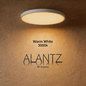 ALANTZ Ultra Slim LED Ceiling Light with 3CCT Selectable 3000K/4000K/6000K, High Brightness & Energy Saving, Uniform Light Distribution, Instant Start, Flicker-Free Operation, 3 Years Exchange Warranty