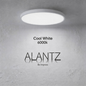 ALANTZ Ultra Slim LED Ceiling Light with 3CCT Selectable 3000K/4000K/6000K, High Brightness & Energy Saving, Uniform Light Distribution, Instant Start, Flicker-Free Operation, 3 Years Exchange Warranty