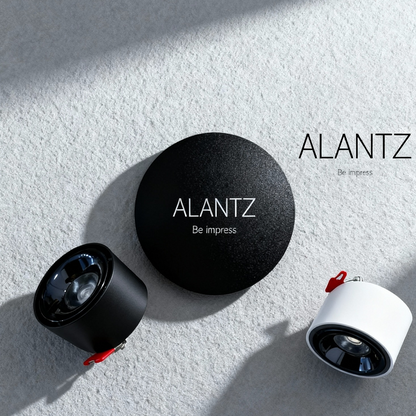 ALANTZ-660-10W  WH/BK COB TRI COLOR SMART LED DOWNLIGHT BRIDGELUX LED CHIPSET, Works with Smart-life App Google N Alexa