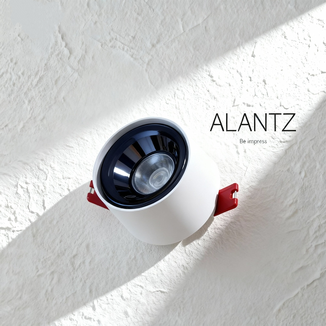 ALANTZ-660-10W  WH/BK COB TRI COLOR SMART LED DOWNLIGHT BRIDGELUX LED CHIPSET, Works with Smart-life App Google N Alexa