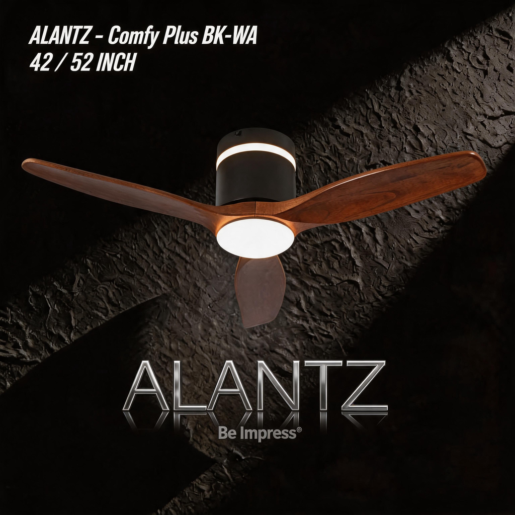 ALANTZ-COMFY PLUS 42 / 52 INCH SMART BLDC CEILING FAN WORKS WITH SMARTLIFE APPS N COMPATIBLE WITH GOOGLE N ALEXA