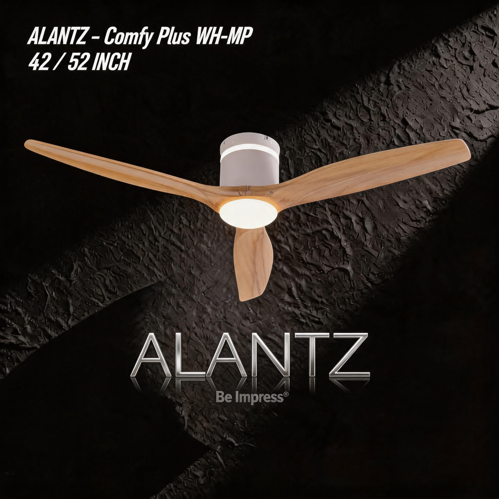 ALANTZ-COMFY PLUS 42 / 52 INCH SMART BLDC CEILING FAN WORKS WITH SMARTLIFE APPS N COMPATIBLE WITH GOOGLE N ALEXA