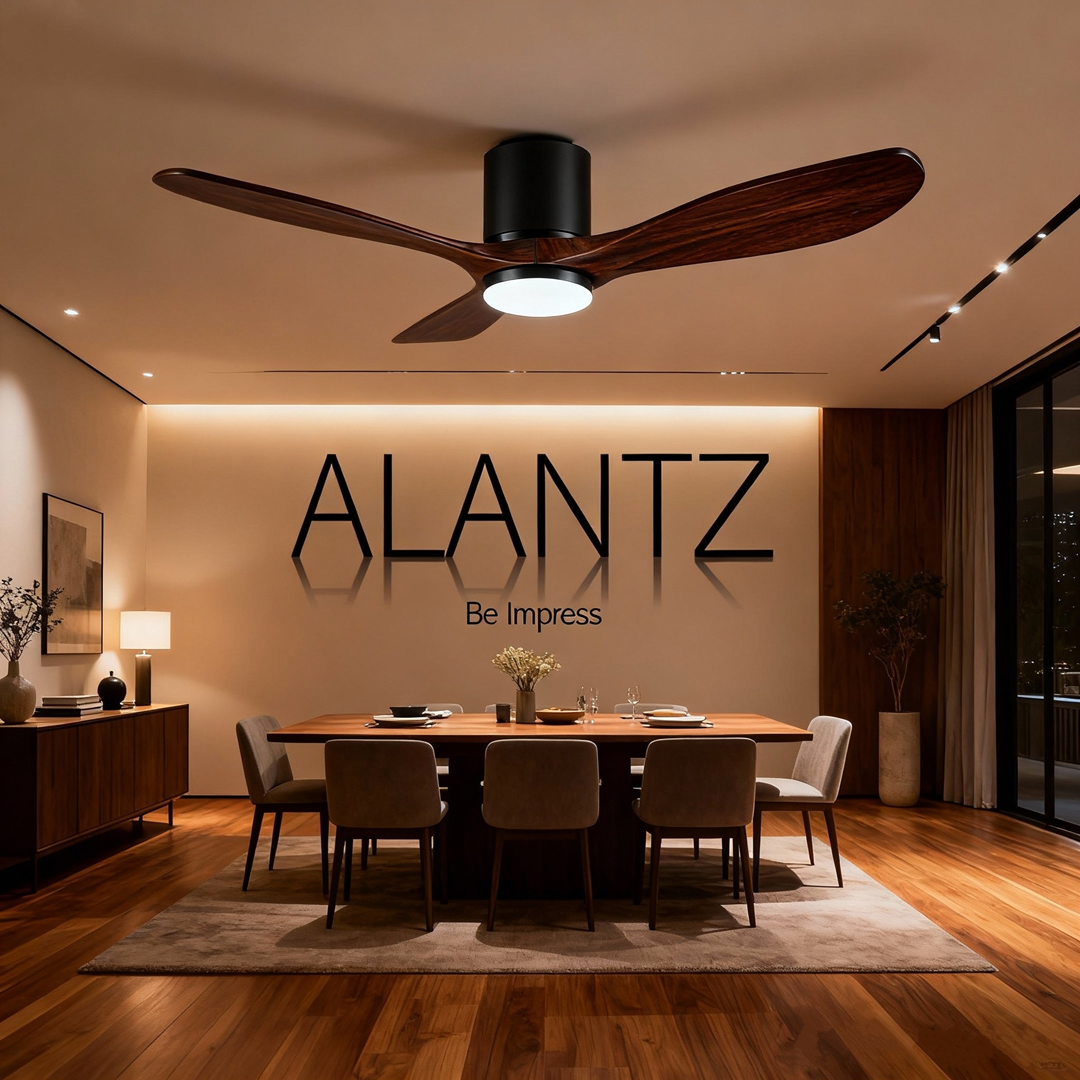 ALANTZ-BLISSFUL 42 / 52 INCH SMART BLDC CEILING FAN 24W OSRAM LED CHIPSET WORKS WITH SMARTLIFE APPS N COMPATIBLE WITH GOOGLE N ALEXA