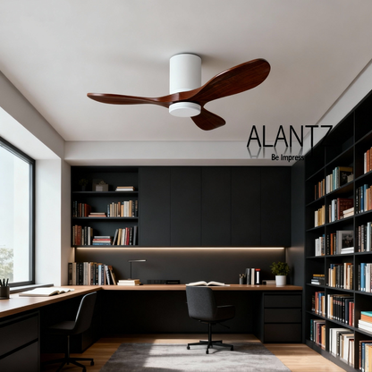 ALANTZ-BLISSFUL 42 / 52 INCH SMART BLDC CEILING FAN 24W OSRAM LED CHIPSET WORKS WITH SMARTLIFE APPS N COMPATIBLE WITH GOOGLE N ALEXA