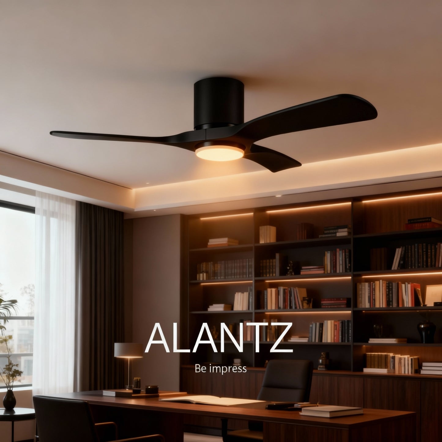 ALANTZ-DELIGHT 46 / 56 INCH SMART BLDC CEILING FAN 24W OSRAM LED CHIPSET WORKS WITH SMARTLIFE APPS N COMPATIBLE WITH GOOGLE N ALEXA