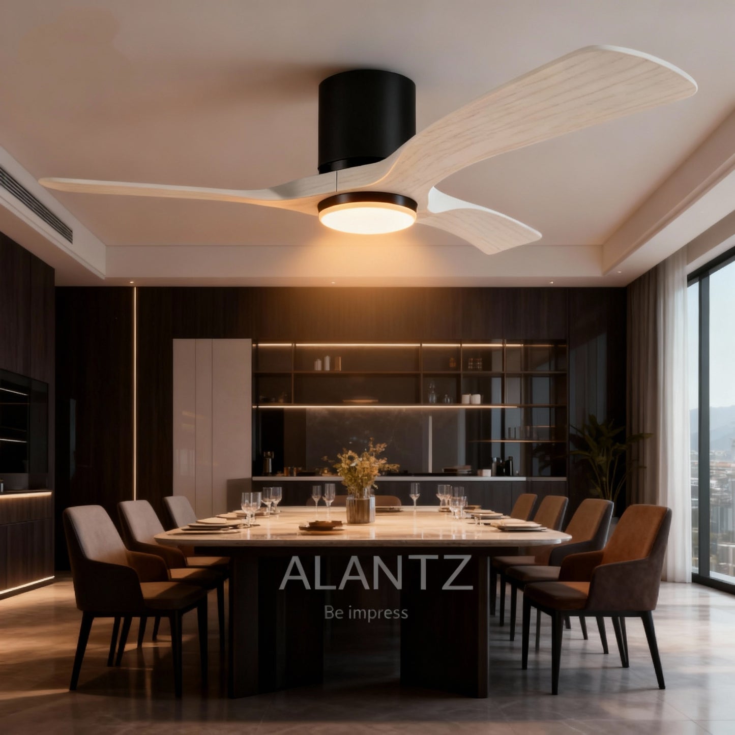 ALANTZ-DELIGHT 46 / 56 INCH SMART BLDC CEILING FAN 24W OSRAM LED CHIPSET WORKS WITH SMARTLIFE APPS N COMPATIBLE WITH GOOGLE N ALEXA