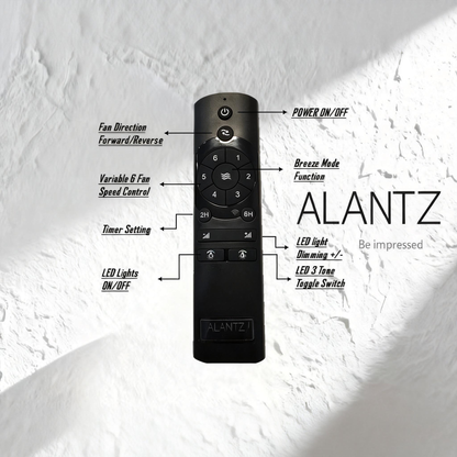 ALANTZ-DELIGHT 46 / 56 INCH SMART BLDC CEILING FAN 24W OSRAM LED CHIPSET WORKS WITH SMARTLIFE APPS N COMPATIBLE WITH GOOGLE N ALEXA