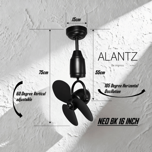 ALANTZ NEO 16 INCH DC CORNER FAN