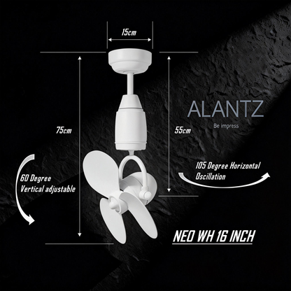 ALANTZ NEO 16 INCH DC CORNER FAN