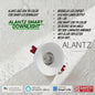ALANTZ AL662-10W SMART COB TRI COLOR LED DOWNLIGHT BRIDGELUX LED CHIPSET, Works with Smart-life App Google N Alexa